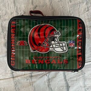 NFL PSG Cincinnati Bengals 9.5x6.75x4 softsided lunch box cooler bag brand new